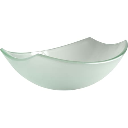 Anzzi Pendant Deco-Glass Vessel Sink in Lustrous Frosted LS-AZ085